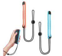 CHENNAN 2 Stück Game Controller Lanyard Handschlaufe für Nintendo Switch 2 Handgurte Für NS2 Links Rechts Verbessert Den Sicheres Befestigungsanhang Gamecontroller-Handgelenkband (blau und orange)