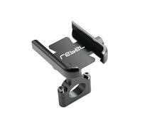 chennini Motorcycle aluminum alloy mobile phone holder For Hon@&da Rebel Phone Bracket CMX 125 250 300 500 1100 CMX500 CMX1100 Rebel500 Accessories 2023 Motorcycle Holder Aluminum(Handlebar Black)