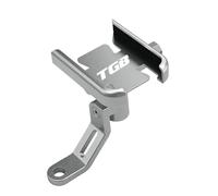 chennini Motorcycle aluminum alloy mobile phone holder For TGB 425 Blade 550 600 1000 Blade525 Target 325 535 EPS Bellavita 2021 Motorcycle Phone Mount Aluminum Alloy Holder(Mirror type Silver)