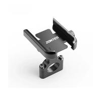 chennini Motorcycle aluminum alloy mobile phone holder For ZONTES 350R 350V 350S 350VX 350T 350X GK350 310R Cafe Racer 125 Motorcycle Rearview Mirror Phone Holderbar GPS Stand Bracket(1)