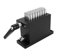 CHENNTAI 67-Pin Flexible Fixture Universal Clamp, 30x79mm Needle Array, for CNC Machining, Laser Marking & Precision Assembly, with Anti-Corrosion Stainless Steel & Aluminum Base