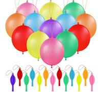 Chennyfun 50 x Large Punch Balloons for Kids, Vibrant Party Balloon for Kid, Ideal Party Bag Fillers for Kids' Birthday Party, Graduation, Fun Children’s Party Ideas - Thick & Strong - Easy to Inflate