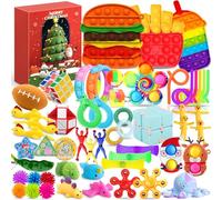 Chennyfun 55PCS Sensory Fidget Toy Advent Calendar - Christmas Advent Calendars 2024 Countdown 24 Days, Stress Relief Sensory Toys Set, Surprise Gifts for Boys Girls Teens Adults