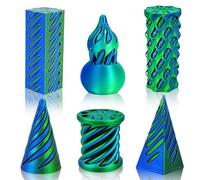 Chennyfun 6Pcs Spiral Cone Fidget Toy Set, 3D Printed Impossible Cone Fidget Toys, Stress Relief and Focus for Home, Office, School & Travel, Cool Desk Toys Decoration Fun Gift for Kids and Adults