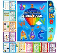 Chennyfun Electric Interactive Audio Book, Baby Sensory Playbook Toy, Touch & Learn Book with Music, Storys, Numbers, Alphabet etc. Educational Gift for Pre School Kids Toddlers Ages 2 3 4 5 Years