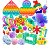 Chennyfun Fidget Toy Set, 36PCS, Rainbow Color