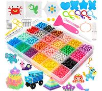 Chennyfun Water Fuse Beads Set, 24-Color DIY Sticky Beads, 3000 PCS Refill, Frozen Puzzle Educational Toy
