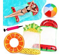 Chennyfun Water Hammock, 2 Pack Inflatable Pool Lounger
