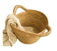 chenpaif Baby Photography Basket,Newborn Photo Shooting Basket Children Woven Baskets Baby Full Moon Photography Props