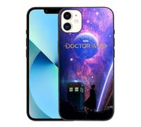 CHENQIAOHU Compatible with iPhone 11 Case, Design Unique Pattern Soft TPU Bumper Slim Protective Case for Men Women Girl Boy(Science-Fiction-Doctor-Who-4)
