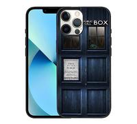 CHENQIAOHU Compatible with iPhone 15 Pro Case, Design Unique Pattern Soft TPU Bumper Slim Protective Case for Men Women Girl Boy(Science-Fiction-Doctor-Who-1)