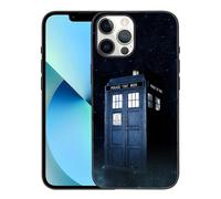 CHENQIAOHU Compatible with iPhone 16 Pro Case, Design Unique Pattern Soft TPU Bumper Slim Protective Case for Men Women Girl Boy(Science-Fiction-Doctor-Who-1)