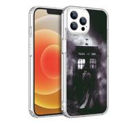 CHENQIAOHU Compatible with iPhone 16 Pro Max Case, Design Unique Pattern Soft TPU Bumper Slim Protective Clear Case for Men Women Girl Boy(Science-Fiction-Doctor-Who-2)