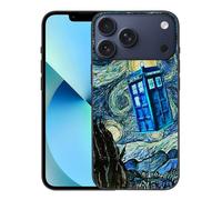 CHENQIAOHU Compatible with iPhone 17 Pro Case, Design Unique Pattern Soft TPU Bumper Slim Protective Case for Men Women Girl Boy(Science-Fiction-Doctor-Who-3)