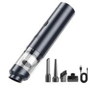 CHENRI AirTrek Pro - Compact Vacuum & Blower with Enhanced Dual Power, 4 in 1 Powerful Handheld Car Vacuum Cleaner Cordless, High Power Vacuum Cleaner & Air Duster for Car, Home, Office