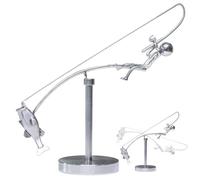 CHENRI Kinetic Fishing Sculpture - Balance Art for Your Space, The Fisherman Balancing Sculpture, Balance Art Statue, Fisherman Home Decoration Gifts for Family and Friends