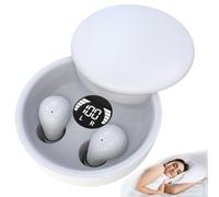 CHENRI Listenings Digital Mini Headphones, Mini Invisible Headphones Bluetooth 5.4, Invisible Sleep Earbuds Wireless Bluetooth, True Wireless Earbuds for Sleeping, Working, Sport (White)