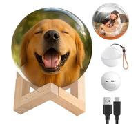 CHENRI Memory Orb Lamp, Memory Orb Ball 2.7 Inch Crystal Video Sphere Player, Memory Sphere Lamp, Personalized 3D Video Crystal Ball Gift for Family and Friends