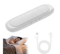 CHENRI SilentSleep Bone Speaker, Under Pillow Speaker Bluetooth, Ultra-Thin Wireless Mini Pillow Speaker with Timer, Rechargeable Speaker for Side Sleepers & Deep Sleep (White)