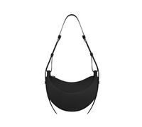 CHENSHI handbags for women Elegant French Single Shoulder Crossbody Bags Crescent Bag Niche Design Womens Bags-lychee Black-24 5x7 5x20cm