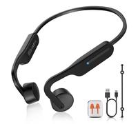 CHENSIVE Bone Conduction Headphones Wireless Headphones Bluetooth 5.3 Open Ear Headphones 10H Playtime Sports Earphones with Mic, IPX6 Waterproof Headset for Running,Cycling, Hiking, Driving