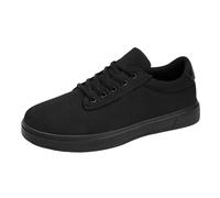 CHENSIYU lip n Trainers Men Wide Fit Wide Head Cycling Flying Woven Canvas Climbing Hiking Couple Casual Sports Shoes lip n Mens Trainers (Black, 7)