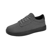 CHENSIYU lip n Trainers Men Wide Fit Wide Head Cycling Flying Woven Canvas Climbing Hiking Couple Casual Sports Shoes lip n Mens Trainers (Grey, 8.5)