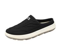 CHENSIYU Men lip On Slippers Trainers Lightweight Comfortable Walk Shoes Backless Casual Sneakers Mens Non Slip Gym Jogging Shoes (Black, 6.5)