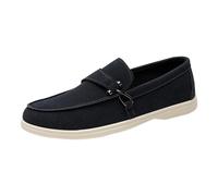 CHENSIYU Sailing Shoes 9 with Memory Insoles Classic Design Comfortable Casual and Business Shoes Trainers Mens Size 12 (Black, 5.5)