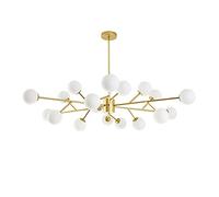 CHENSKN Concise Magic Bean Chandelier,G9 Nordic Light Luxury Molecular Chandelier,Living Room Home Bedroom Dining Room Light-Gold. 18 head