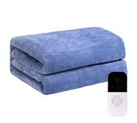 CHENSKN Electric Blanket, Electric Blanket Throw Fitted Large Fleece Throw Underblanket Oversized Comfort Heated Throws With Different Heat Settings Heated Mattress Cover for Office Home