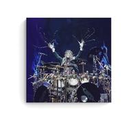 CHENSUL Joey Jordison Drummer Posters Decorative Painting Canvas Wall Art Living Rooms Bedroom Painting 16x16inch(40x40cm)