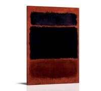 CHENSUL Mark Rothko Painter's Artwork《Black In Deep Red》Printed Posters Home Decor Wall Art Hanging Picture Print Bedroom Decorative Paintings Room Aesthetic 24x36inch(60x90cm)