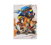 CHENSUL Oscar Piastri Formula Racing Champion Poster Wall Art Painting Canvas Living Room Prints Bedroom Decor Artworks 12x18inch(30x45cm)