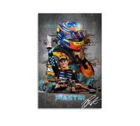 CHENSUL Oscar Piastri Sports Stars Art Poster Canvas Wall Art Decorative Bedroom Modern Home Print Picture Artworkss 12x18inch(30x45cm)