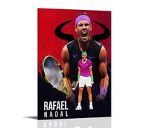 CHENSUL Rafael Nadal Tennis Star Art Poster Wall Art Picture Painting Canvas Prints Artworks Bedroom Living Room Decor 12x18inch(30x45cm)