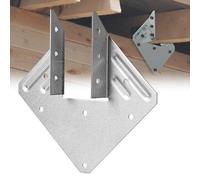 CHENTEEL 20pcs Rafter Tie Brackets, Galvanized Hurricane Straps, Seismic Joist Hangers, Roof Brackets