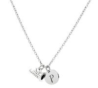 CHENVA Cheerleader Gifts Initial Necklaces Megaphone Necklace Gift for Dance Team Dance Team Necklaces, S, Stainless Steel, n