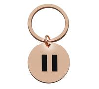 CHENVA Pause Symbol Necklace for Women Meditaiton Gift Yoga Lovers Jewelry Mental Health Gift Zen Necklace, M, Matel, n