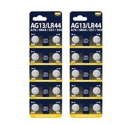 Chenxi Studio 1.5 V AG13/L1154/LR44 Coin Cell Button Batteries for Low Power Devices Electronics (Pack of 10/20pc)
