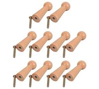 Chenxi Studio 10 Pieces Natural Wood Pegs for Hanging Items Living Room Bedroom Or Hallway Decoration Daily Casual Use Wall Hook