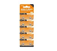 Chenxi Studio 10Pcs 1.55V 32mAh AG0 Alkaline Coin Cell SR521SW LR521 SR521 AG521 S521E 521A Battery Button Batteries For Watch Toys