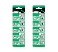 Chenxi Studio 10pcs/20pcs High Capacity AG1 LR621 Batteries LR621 AG1 1.5V Button Coin Cell For Watches Calculators Small Electronics