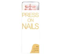 Chenxi Studio 120Pcs Omber Glossy Press On Nails Coffin/Almond/Square Acrylic Fake Nails,French Full Covers False Nails in 12 Sizes