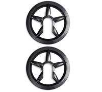 Chenxi Studio 2Pcs 5 Hole Bicycles Chain Guard Impacts Resistant Bikes Sprocket Covers Bicycles Chainwheel Protector Enduring Resistant Sprocket Protective Cover