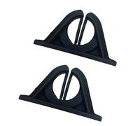 Chenxi Studio 2Pcs Not Drilling Fishing Rod Holder Clip For Wall And Garage Storage Silicone Wall Mounted Display Clamp Space Saving Organizers