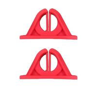 Chenxi Studio 2Pcs Not Drilling Fishing Rod Holder Clip For Wall And Garage Storage Silicone Wall Mounted Display Clamp Space Saving Organizers