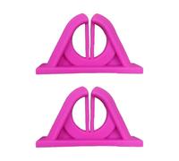 Chenxi Studio 2Pcs Not Drilling Fishing Rod Holder Clip For Wall And Garage Storage Silicone Wall Mounted Display Clamp Space Saving Organizers