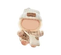 Chenxi Studio 3Pieces Dolls Clothing Set With Knitted Sweater Hat And Bag For 17cm Pendant Dolls Outfit Display Dressingup Doll Accessories