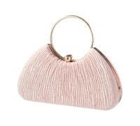 Chenxi Studio Bags for Women Luxurious Evening Bag with Chain Strap Pleated Handbag Shoulder Bags Crossbody Purse for Wedding Prom